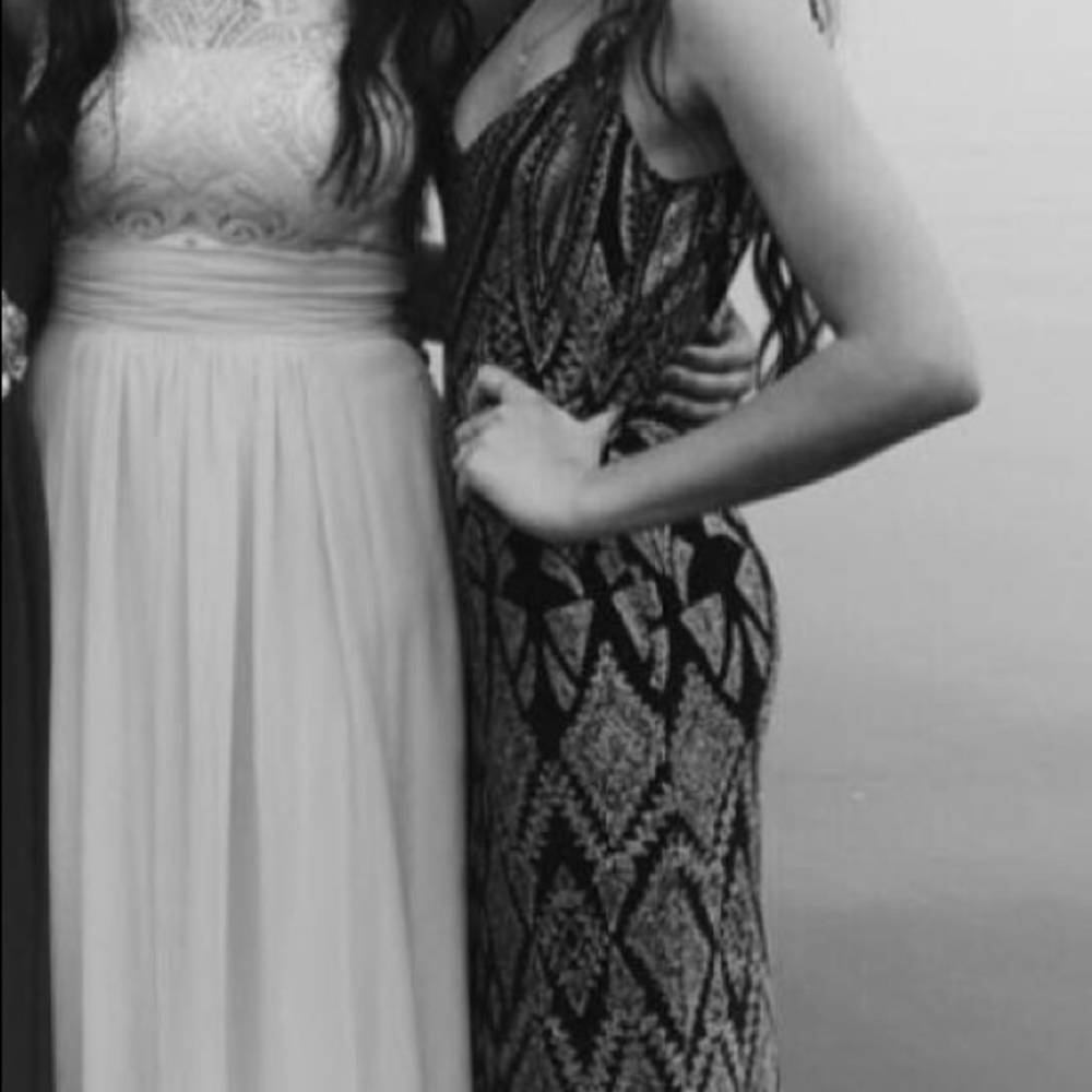 Black & Gold Prom Dress